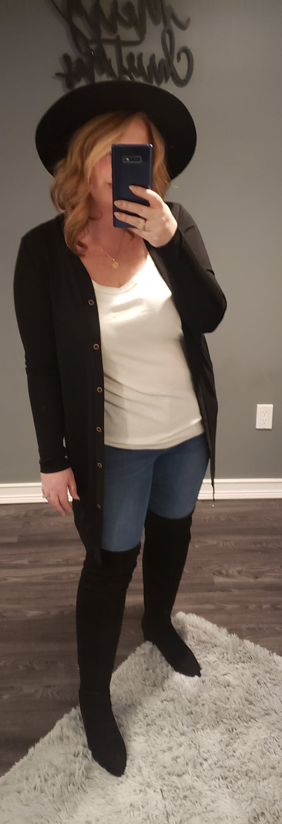 Black Cardigan