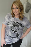 Dead inside but caffeinated tee