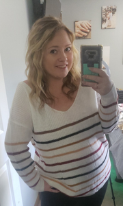 Fall stripes sweater