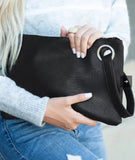 Oversized everyday clutch