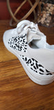 Grey leopard patchwork sneaker